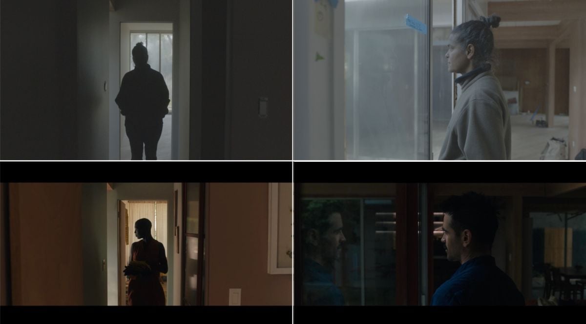 The test shots (top) and their corresponding final frames.