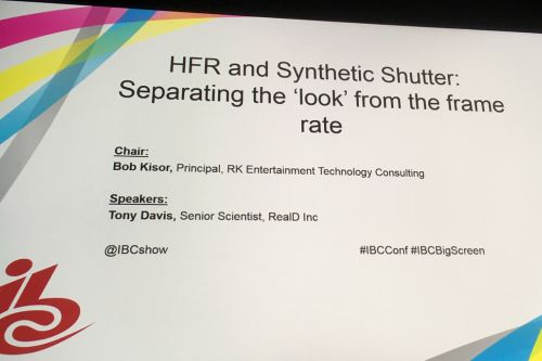 hfr and synthetic shutter by Tony Davis